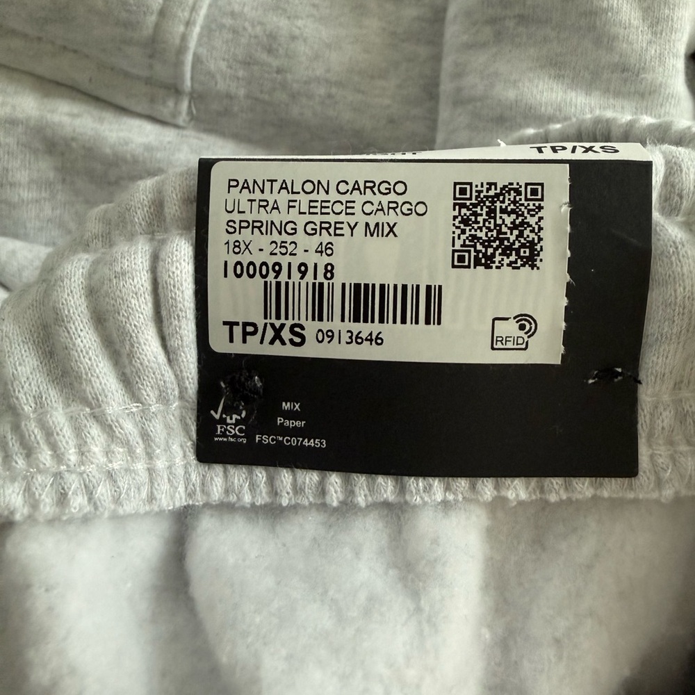 Garage UltraFleece Cargo Straight Grey Sweatpants NWT Size XS - Picture 9 of 10
